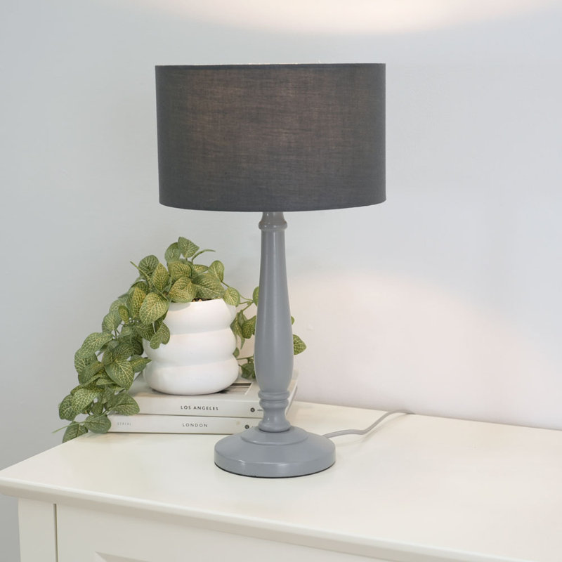 Annum Table Lamp, Yes, Grey, Charcoal