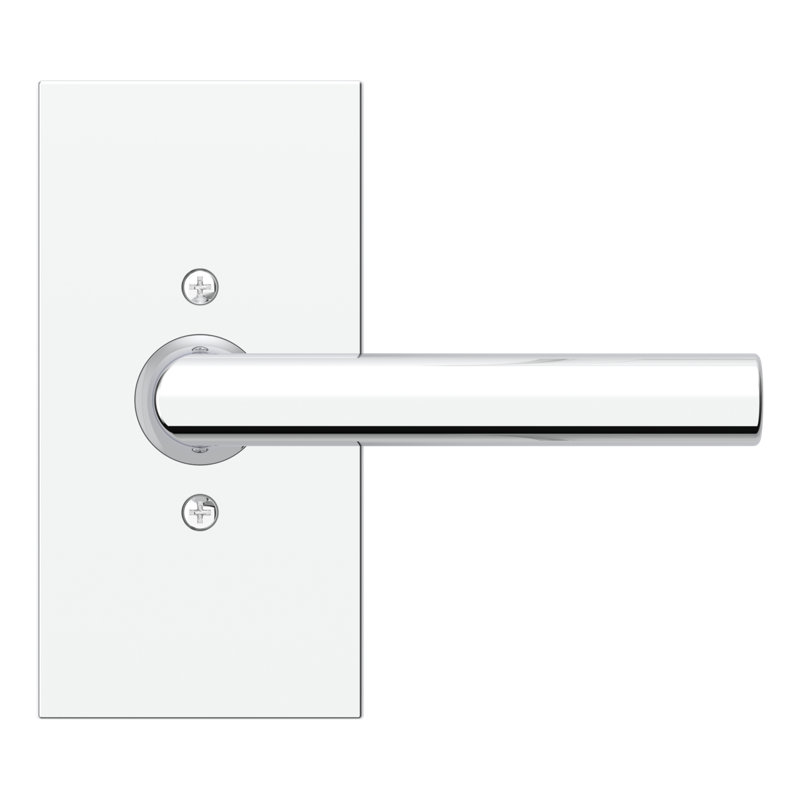 Tube Lever Door Lever, Polished Chrome