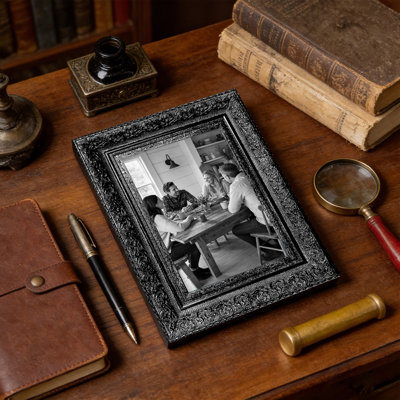 Cadre photo 3 tablettes 5 "x 7" noir