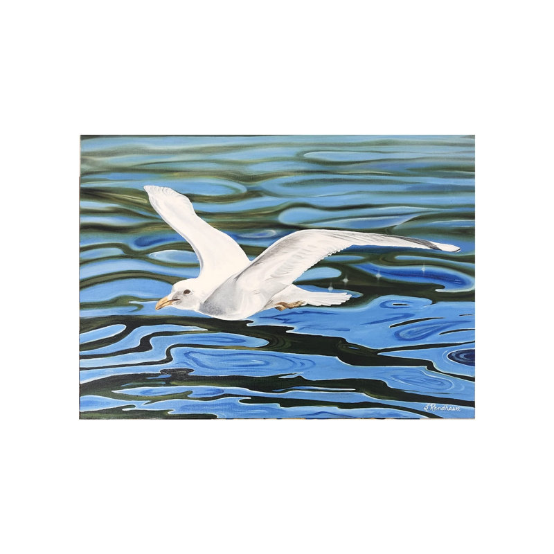La beauté planante | Huile sur toile | Par Sandeep Singh Randhawa
