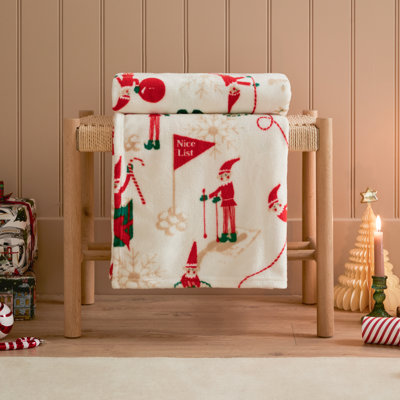 Elfie Printed Duvet Day Throw