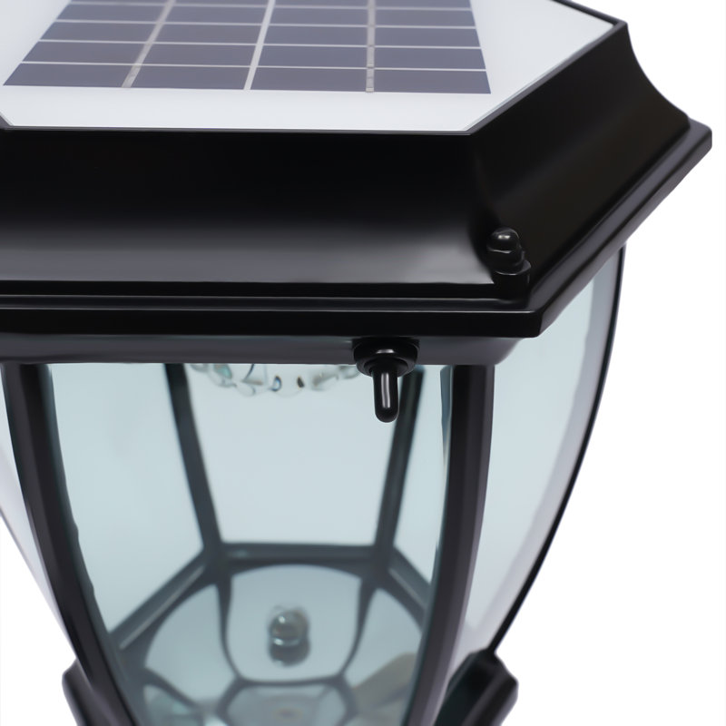 Lampadaires d'extérieur à énergie solaire à DEL