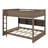 Queen Over Queen Bunk Bed With Cabinets And USB Ports-1167629593