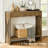 Small Sofa Table with 2-Tier Shelf