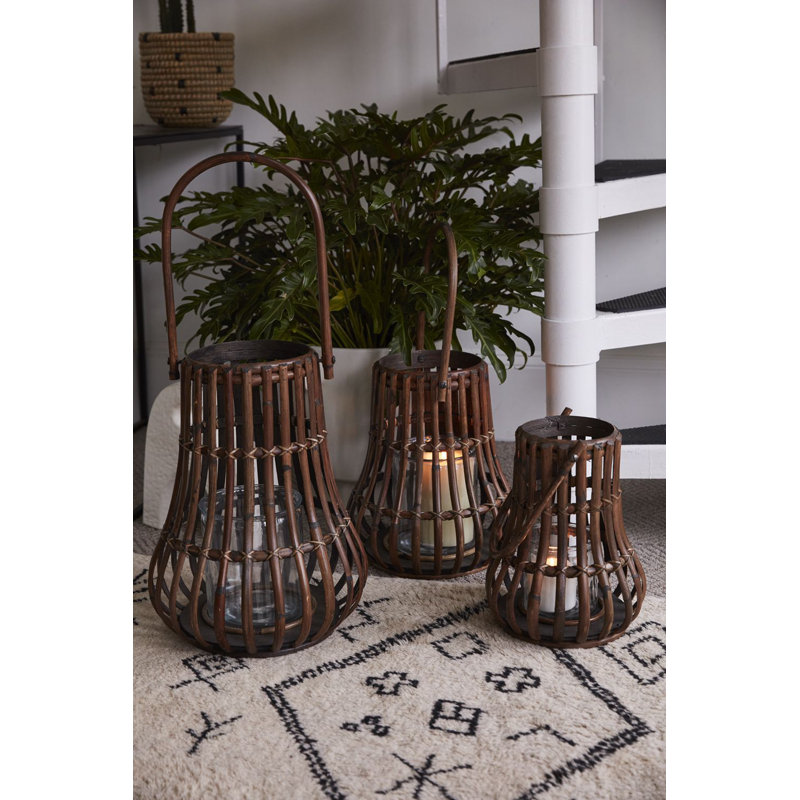 Lanterne de plancher en bambou, Grand
