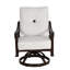 Coco Cushioned Dining Swivel Rocker