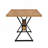 X-shaped legs Dining Table (Natural)