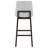 Upholstered Bar Stool with Solid Wood Legs-119721198-119721200