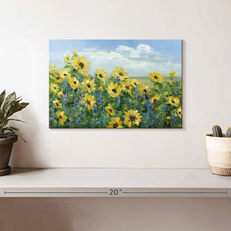 Tournesols pour toujours, H 8 po x l 12 po