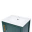 Meuble-lavabo de 20 po avec lavabo, armoire de salle de bain avec porte à fermeture douce, support de rangement et tablette ouverte-619285139