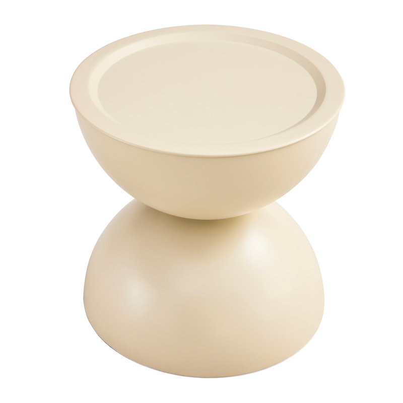 Tables rondes modernes et blanches Milk