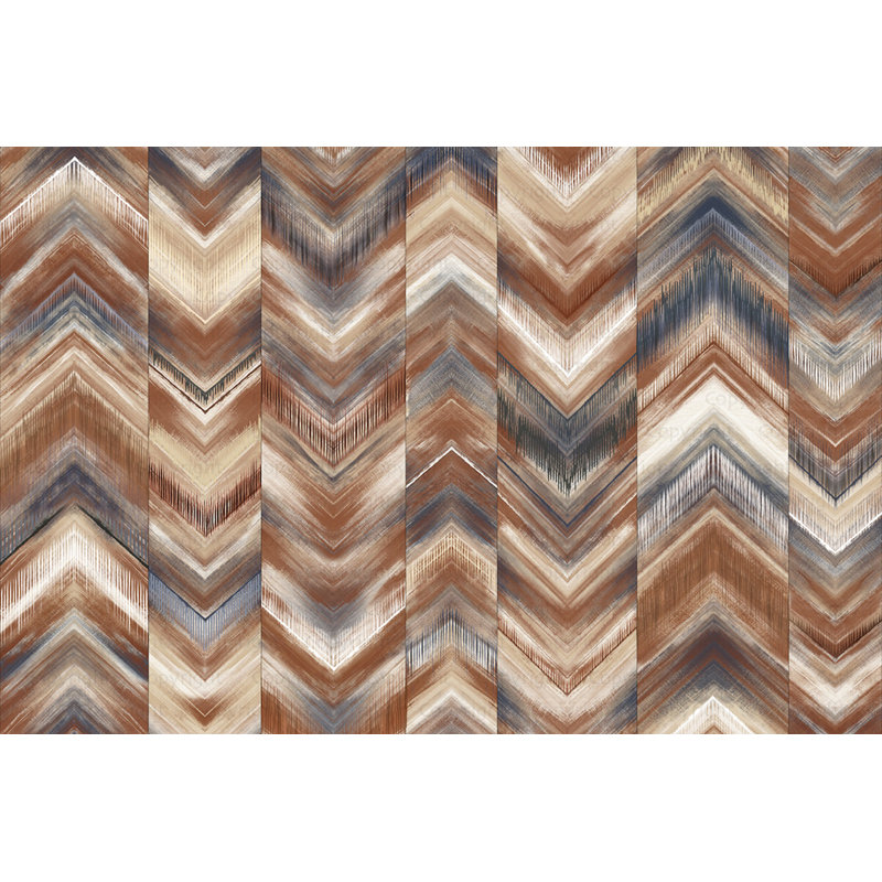 Murale Modern, L 117,96 po x l 175 po, Brun