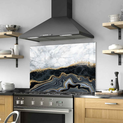 Superbe peinture murale en verre trempé 27,6 po x 39,4 po | 100% verre trempé, épaisseur: 0,16 pouce | Décoration élégante pour le salon ou le bureau, durable et facile à nettoyer, idée de cadeau parfaite
