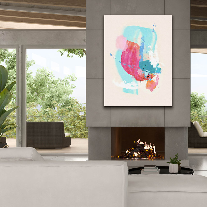 «Glitter No 1» par Suzanne Nicoll, art mural sur toile, H 54 po x l 40 po x P 1,5 po