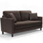 Giavonnie 65'' Velvet Square Arms Loveseat-337985094