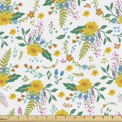 Chisem Colourful Flowers Petals Multi-Purpose Fabric