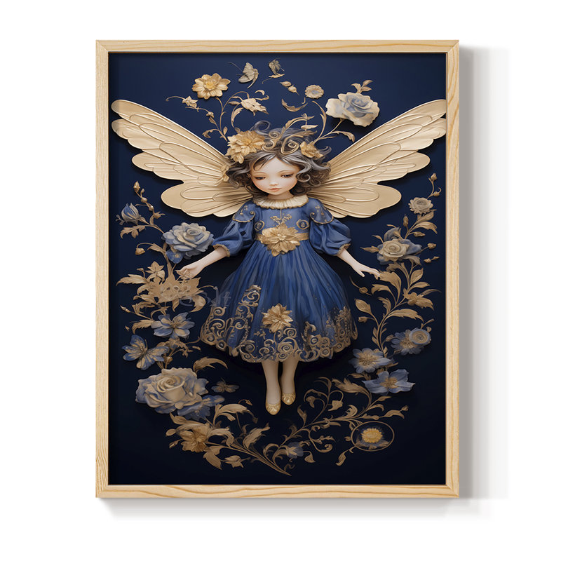 «Religious Series CDIX», reproduction encadrée - bois massif, H 30 po x l 24 po, Naturel
