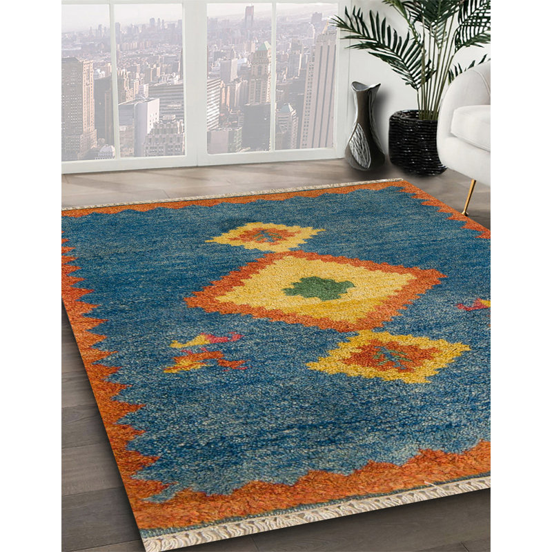 Moroccan Indoor Rug, Square 3'