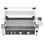 Couvercle de cuisinière à gril électrique à 11 rouleaux et à hot-dogs électrique de 1 600 W 