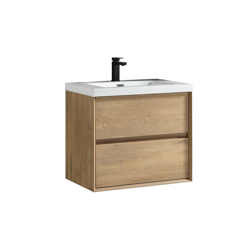 Ensemble de meuble-lavabo simple 23 po Seavy, Chêne
