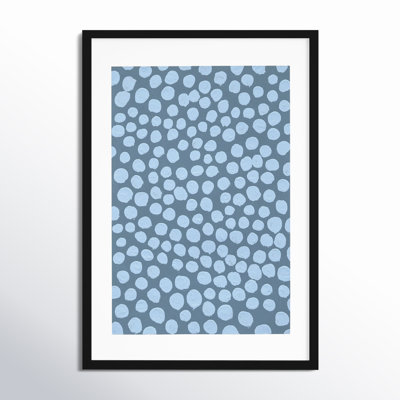Navi "Periwinkle on Blue Gray" Painting