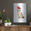  «Christmas I Hate Hats» par John Hovenstine, art mural en métal, 12 po x 16 po