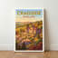 Cragside, England - Romantic Victorian Country House Travel Poster, Northumberland Estate Print. Giclee Print On Wrapped Canvas. Wall Art, Home Decor - Castles & Palaces, England - Wrapped Canvas Print-1257648103