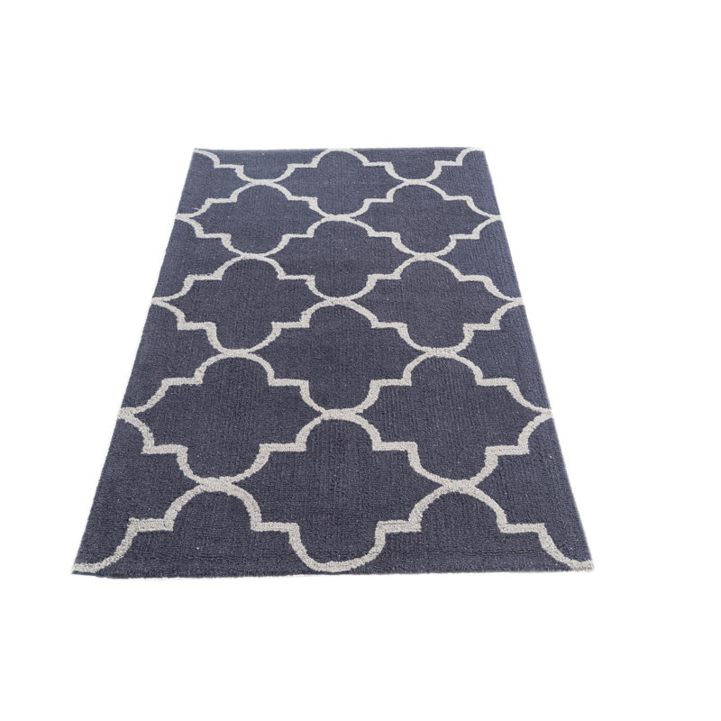 Tapis bleu marine Oharare