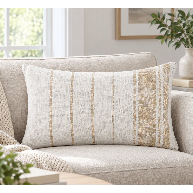 Saanvi Woven Lumbar Pillow