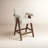 Brittnie 25.5" Full Back Walnut Wood Upholstered Counter Stool With Arms-1917701425