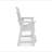 Adirondack Style Counter Chair – Stylish HDPE Poly Lumber For Dining, Patio, And Garden Comfort-1676828978