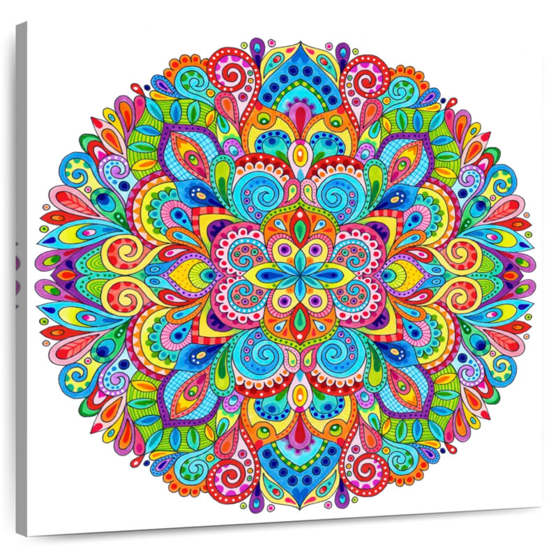 Mandala de bonbons durs Kerner, H 16 po x l 16 po