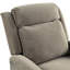Fauteuil à bascule pivotant à 360 ° avec fauteuil berçant manuel inclinable manuel et inclinable avec dossier réglable-261774795