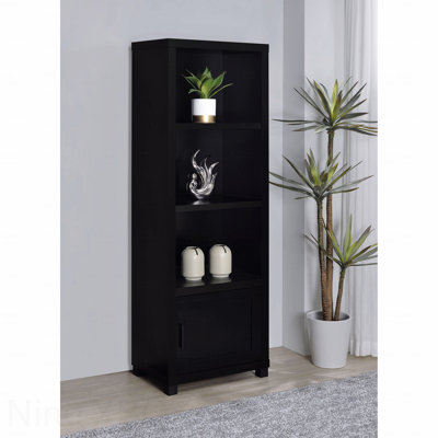 3-Shelf Engineered Wood Media Tower