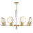 Leighton 8-Light Chandelier in Warm Brass