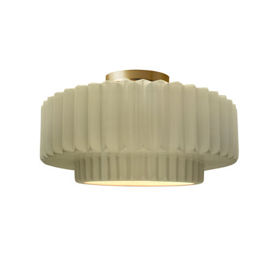 Plafonnier semi-encastré en céramique Radiance
