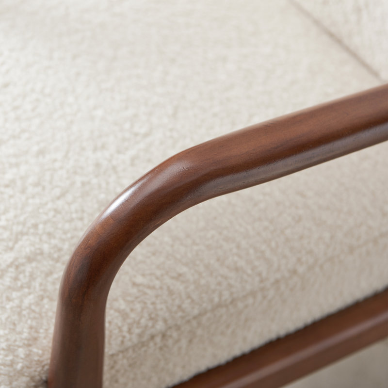  Chaise d'appoint 26 po Mid Century Modern