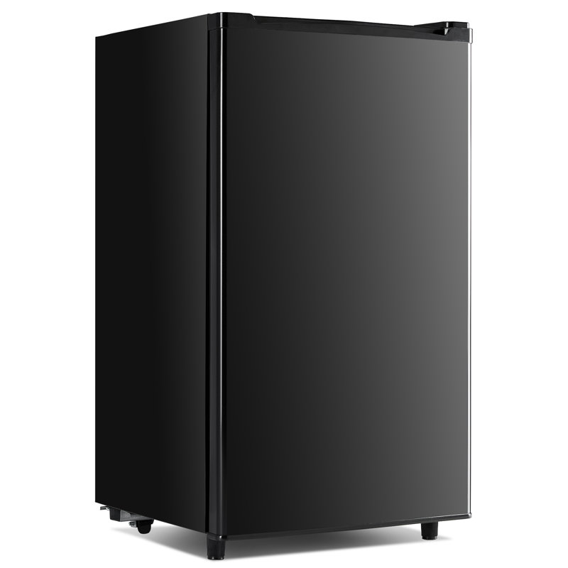 3.2 Cu.Ft Single Door Compac Fridge with Freezer, Black