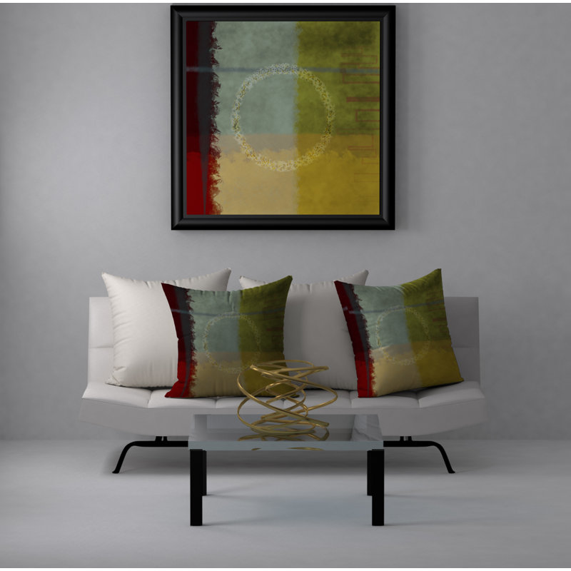 Housse de coussin carrée grande fiable et insert, H 20 po x l 20 po