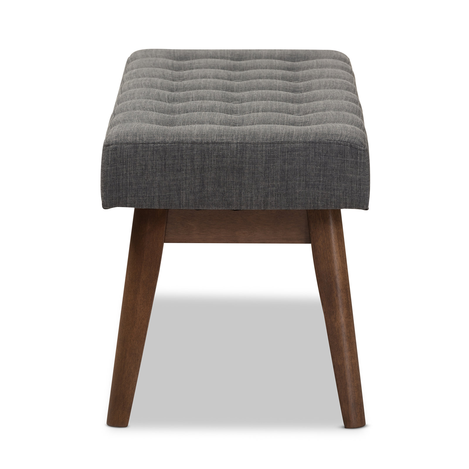 Harris 43" Entryway Bench, Dark Gray