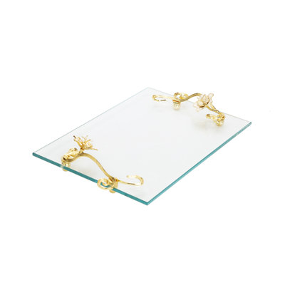 Plateau en verre Janeanne
