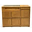 Mid-Century Modern Rectangular Manufactured Wood Reception Desk-897778889-897778891