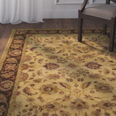 Tapis de zone en laine touffeté à la main Cardwell