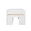 Lit mezzanine double avec armoire de rangement-339768484