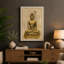 Buddha in Repose Japandi - Wrapped Canvas-1677211385-1677211388