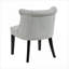 Fauteuil d'appoint rembourré gris anthracite Modern