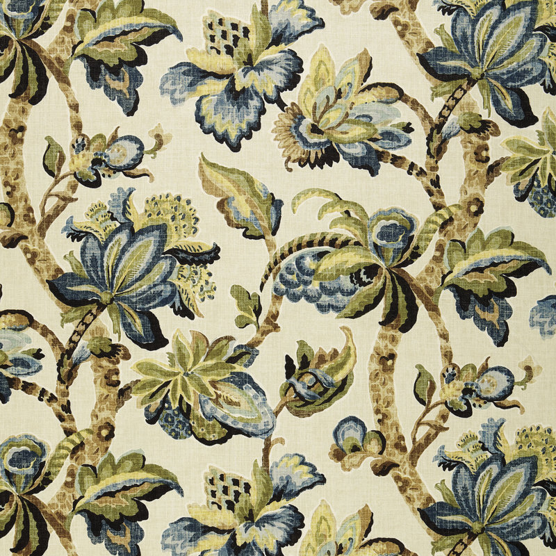 Tissu Kemscott, Indigo