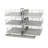 Gray Three-Tier Elite Optimizer w/ Soft-Close for 18" Blind Corner Cabinet Openings