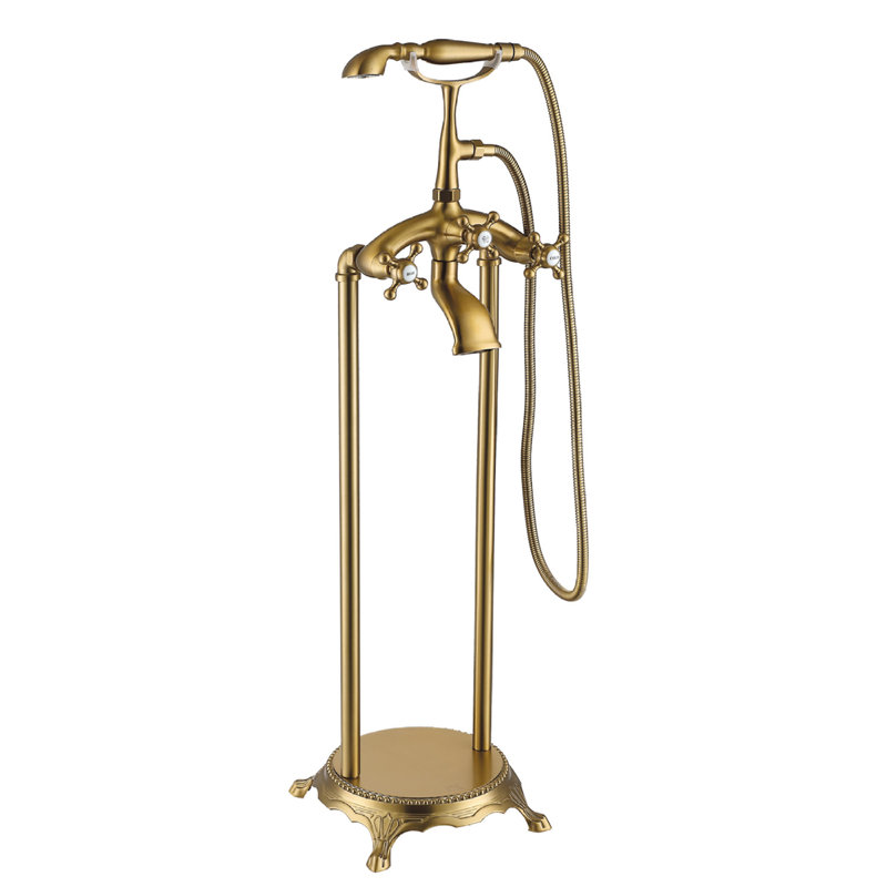 Kirtana Floor Tub Spout with Diverter