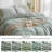 LIFETOWN Striped Duvet Cover Set,3 Pcs Breathable Durable 100% Washed Cotton Comforter Cover for All Seasons, Chic Linen Like Textured Bedding Set.-114652714-114652715